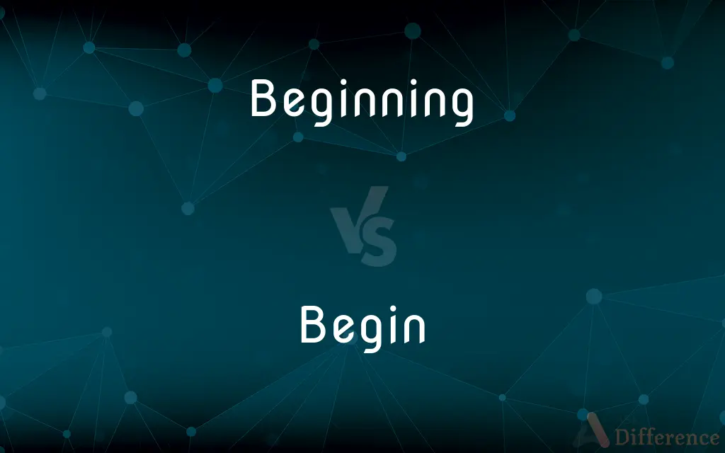 Beginning vs. Begin — What's the Difference?