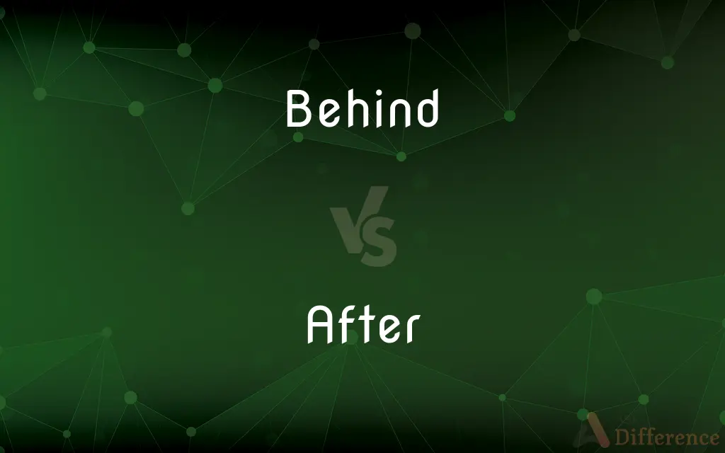 Behind vs. After — What's the Difference?