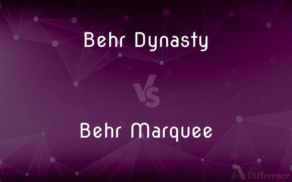 Behr Dynasty vs. Behr Marquee — What's the Difference?