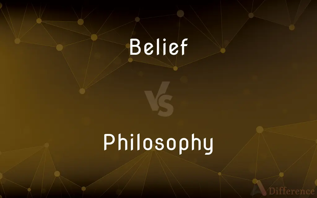 Belief vs. Philosophy — What's the Difference?
