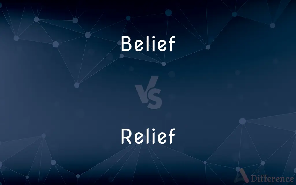 Belief vs. Relief — What's the Difference?