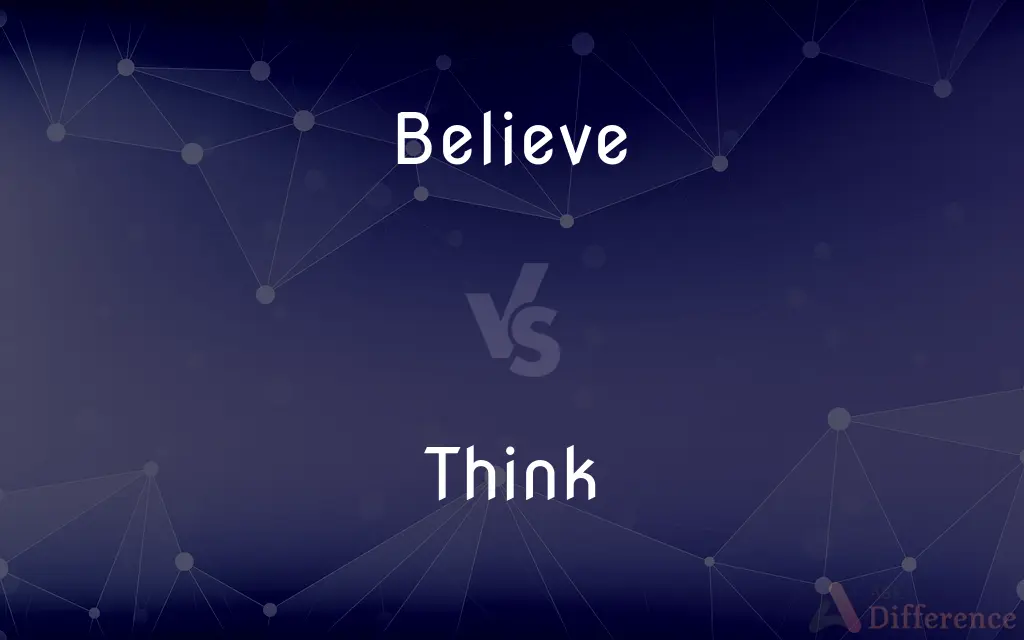Believe vs. Think — What's the Difference?