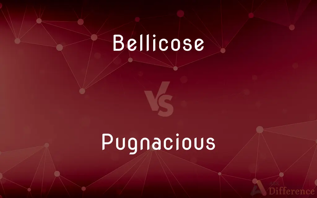 Bellicose vs. Pugnacious — What's the Difference?