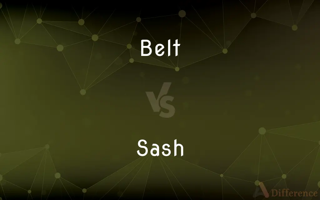 Belt vs. Sash — What's the Difference?