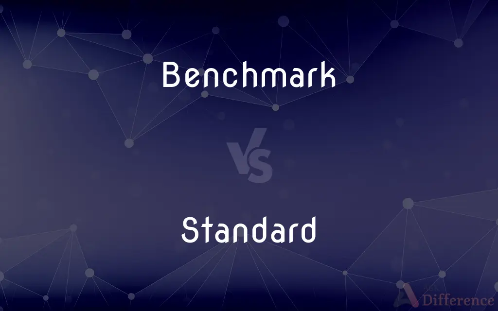 Benchmark vs. Standard — What's the Difference?