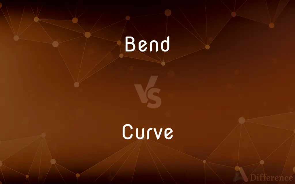 Bend vs. Curve — What's the Difference?