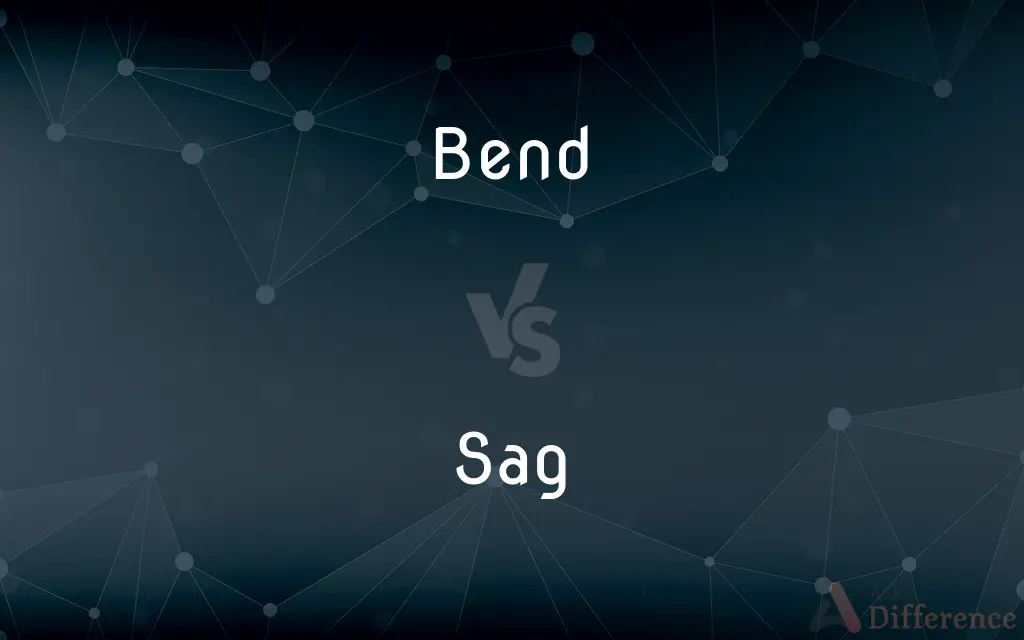 Bend vs. Sag — What's the Difference?