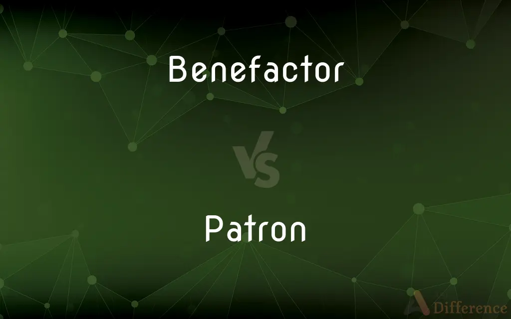 Benefactor vs. Patron — What's the Difference?