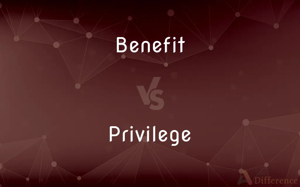 Benefit vs. Privilege — What's the Difference?
