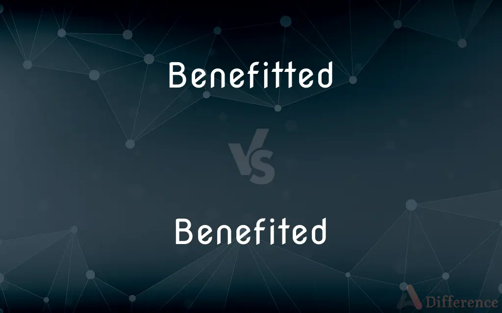 Benefitted vs. Benefited — What's the Difference?