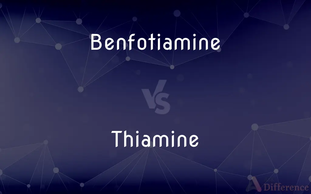 Benfotiamine vs. Thiamine — What's the Difference?