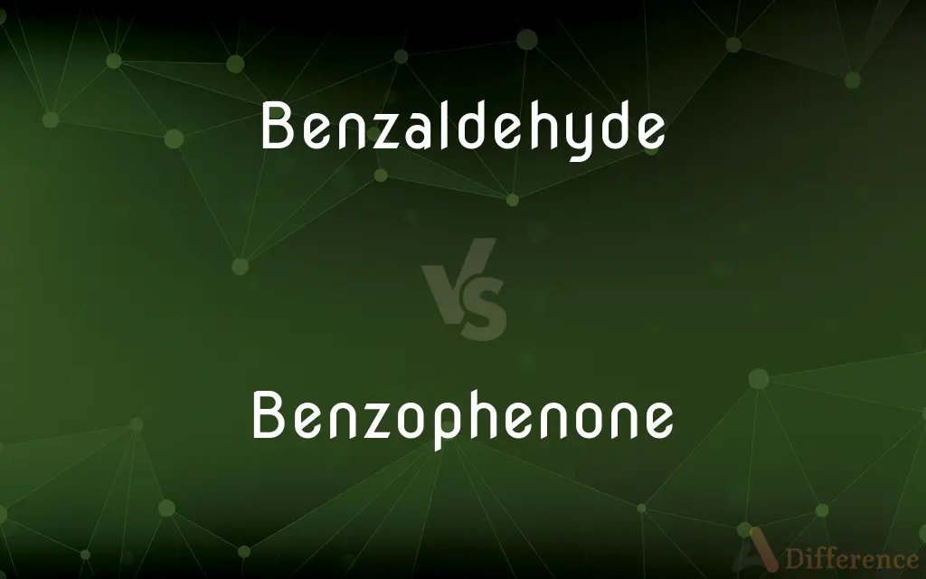 Benzaldehyde vs. Benzophenone — What's the Difference?