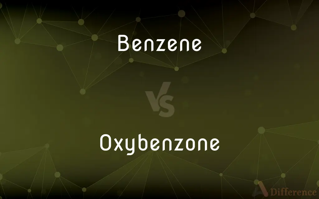 Benzene vs. Oxybenzone — What's the Difference?