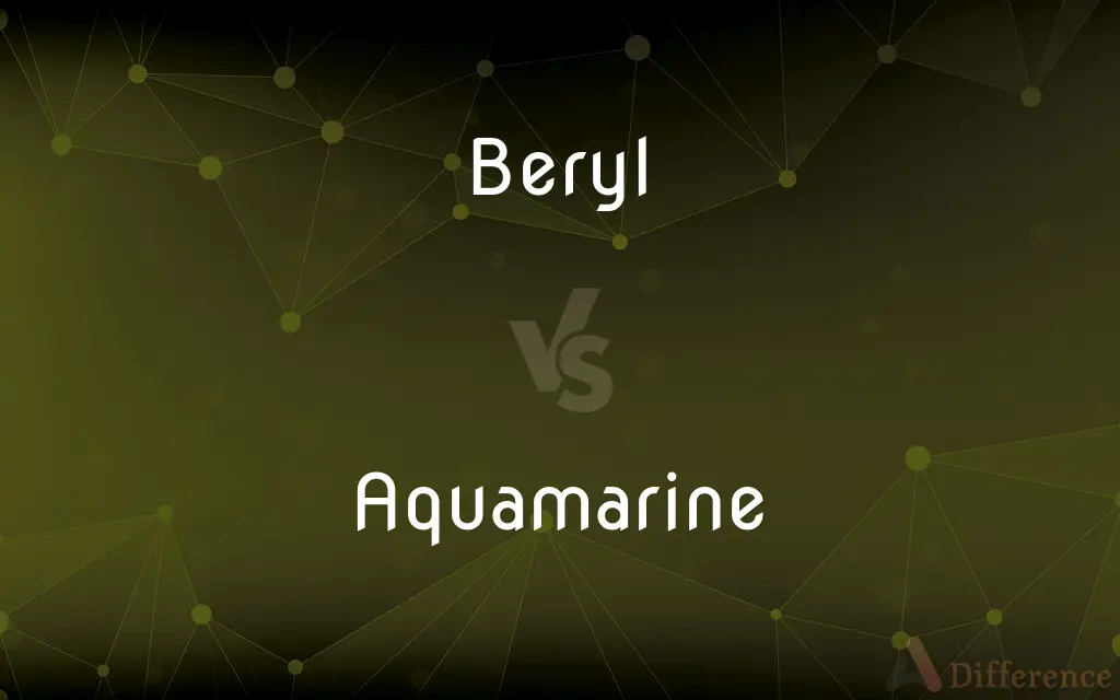 Beryl vs. Aquamarine — What's the Difference?