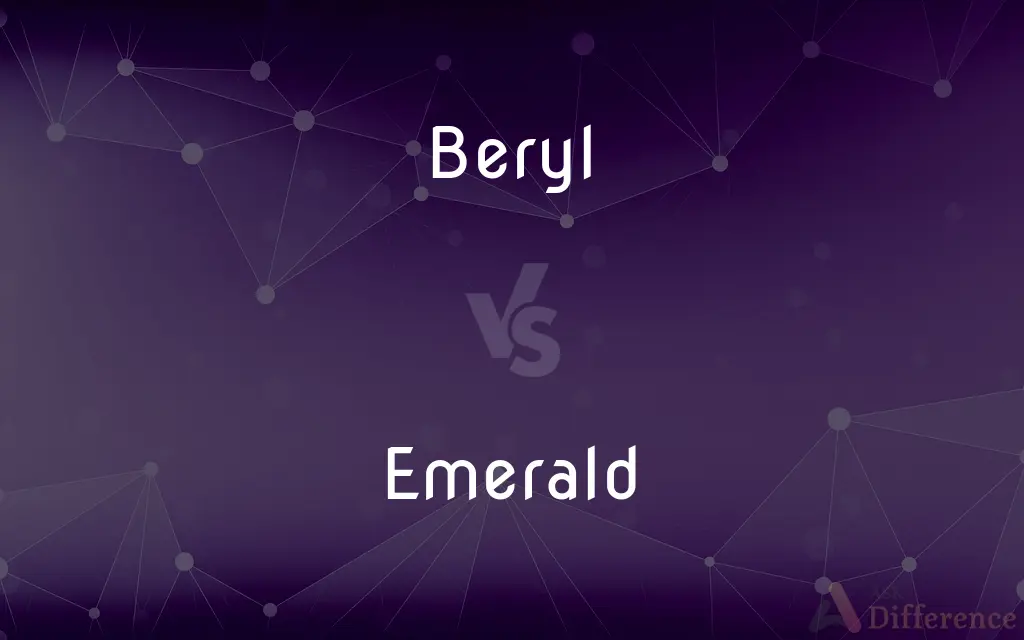 Beryl vs. Emerald — What's the Difference?