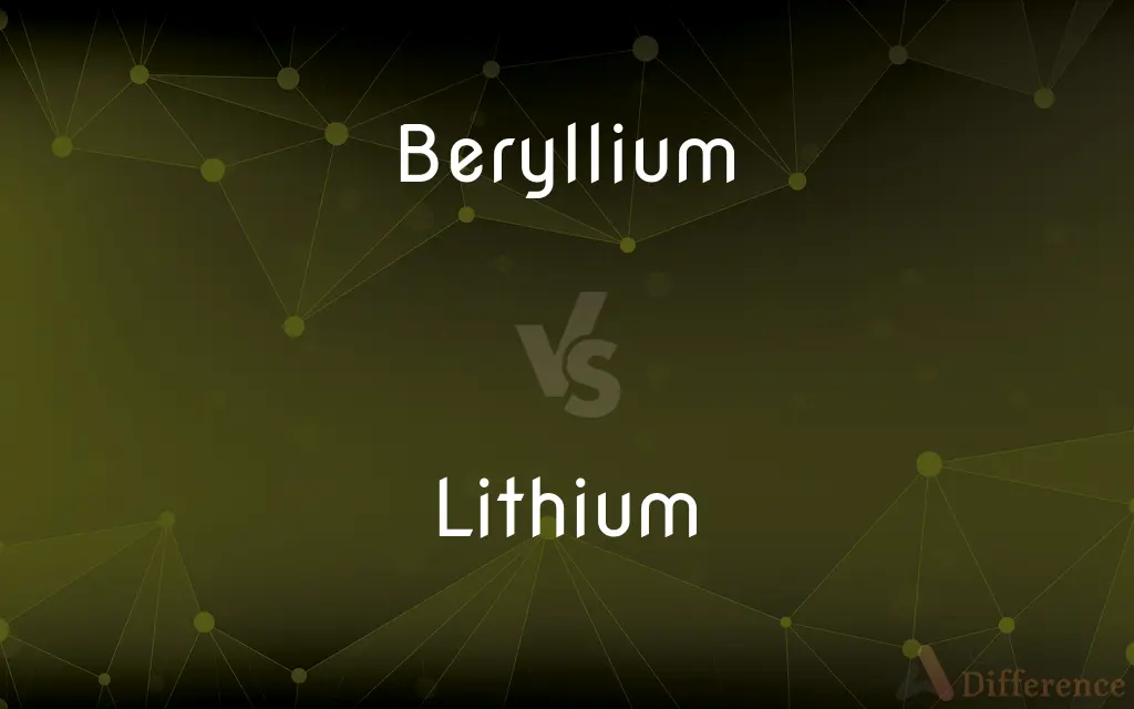 Beryllium vs. Lithium — What's the Difference?