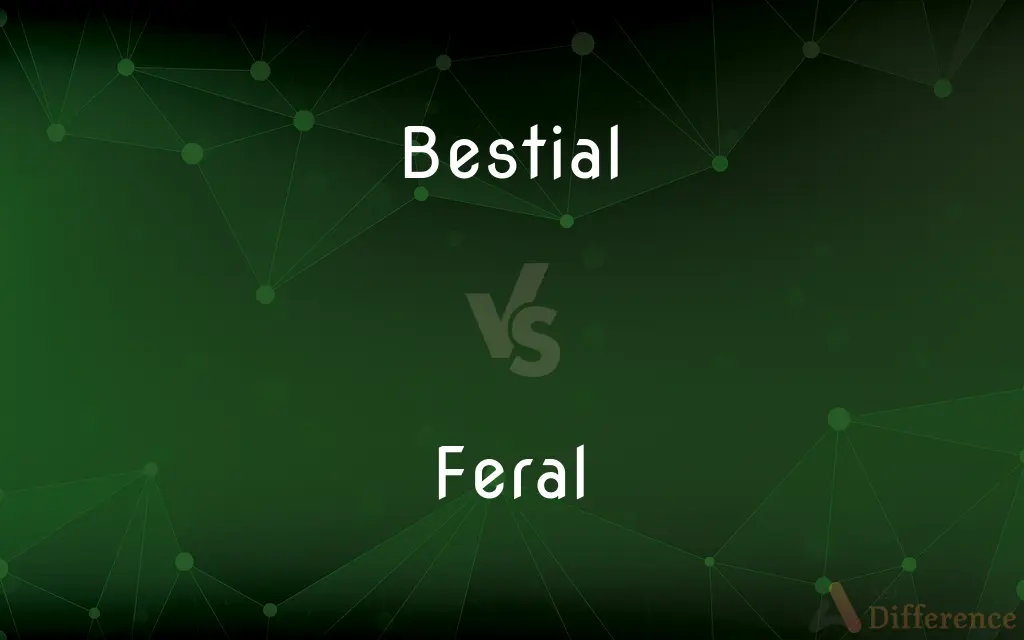 Bestial vs. Feral — What's the Difference?