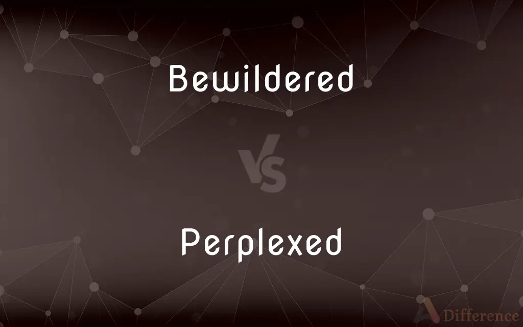 Bewildered vs. Perplexed — What's the Difference?