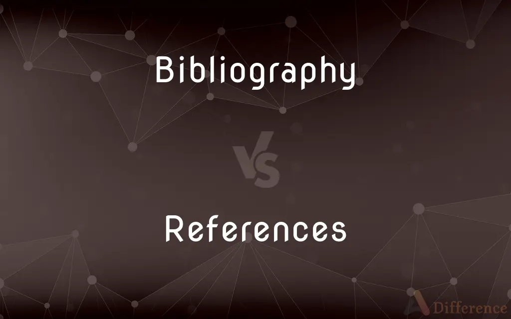 Bibliography vs. References — What's the Difference?