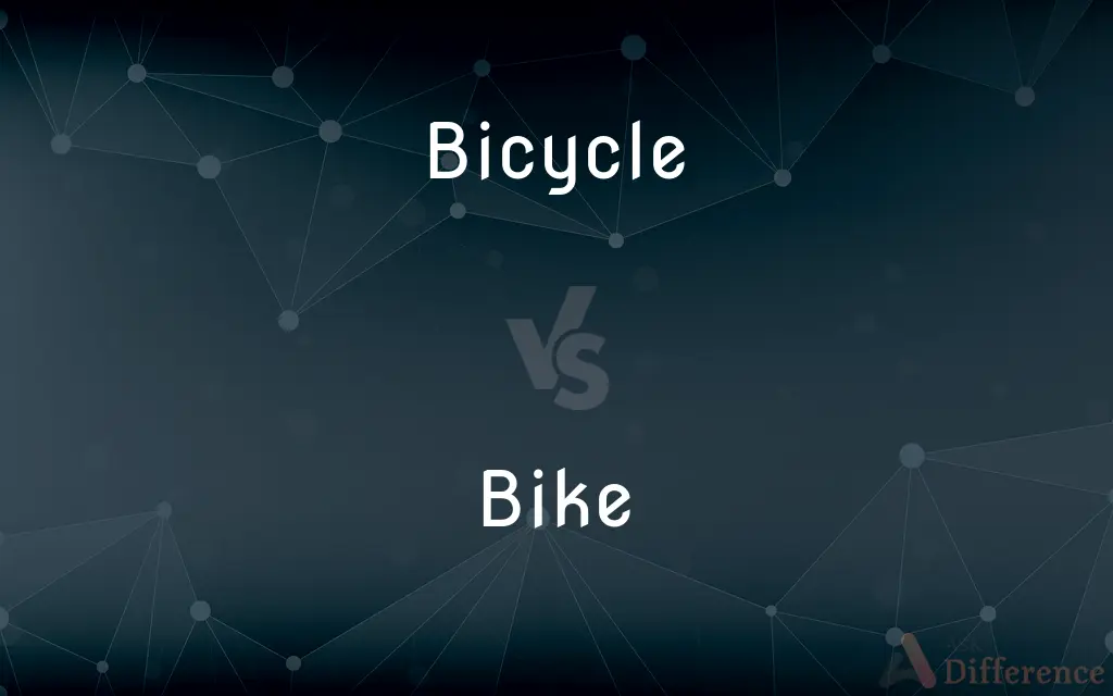 Bicycle vs. Bike — What's the Difference?