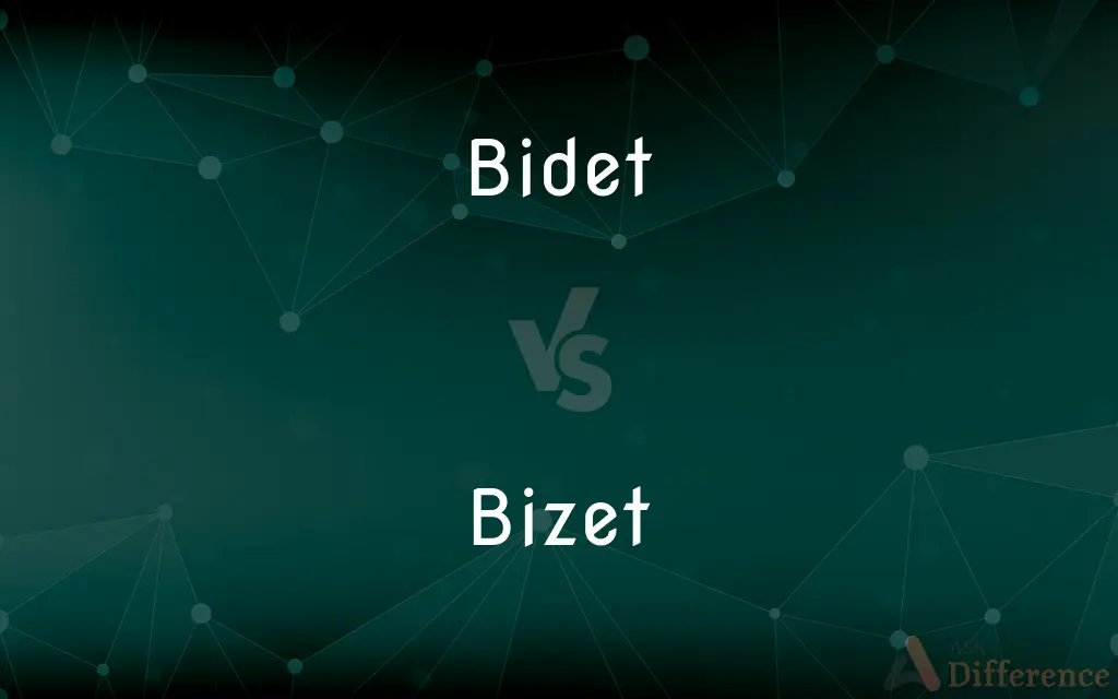 Bidet vs. Bizet — What's the Difference?
