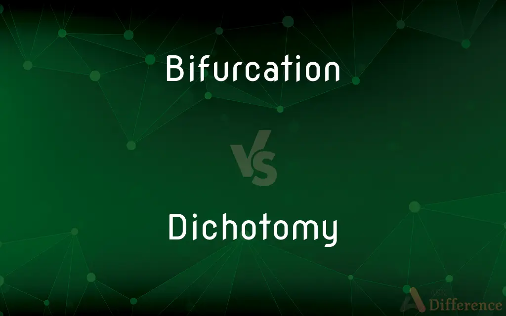 Bifurcation vs. Dichotomy — What's the Difference?