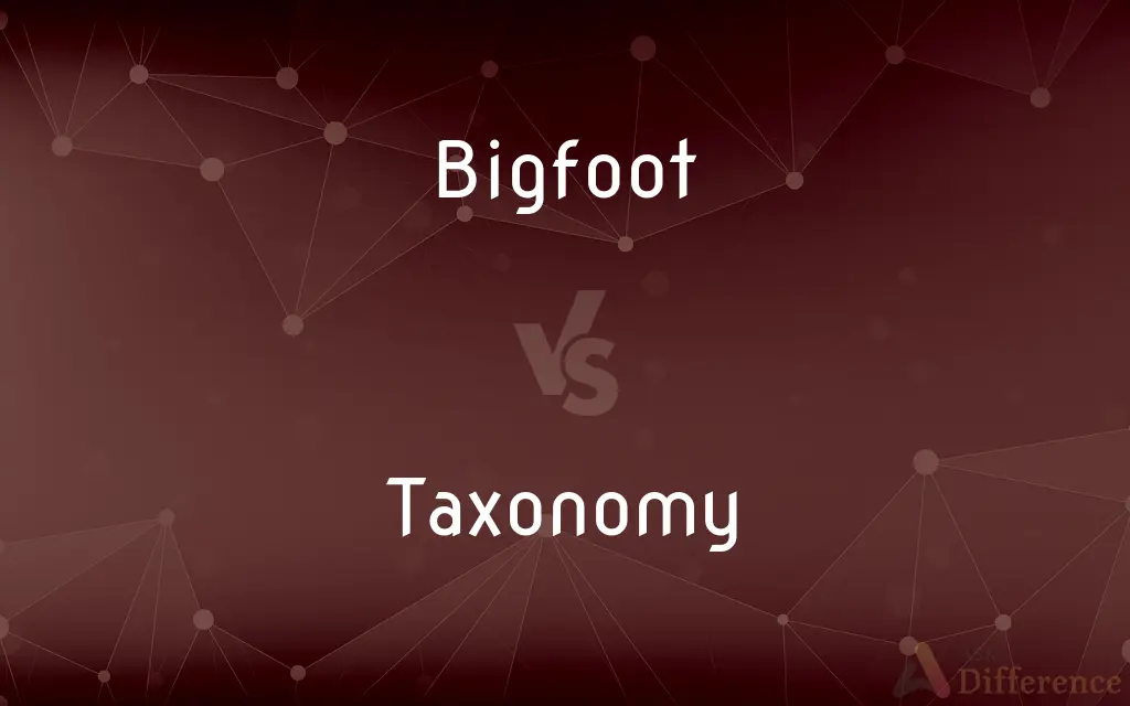 Bigfoot vs. Taxonomy — What's the Difference?