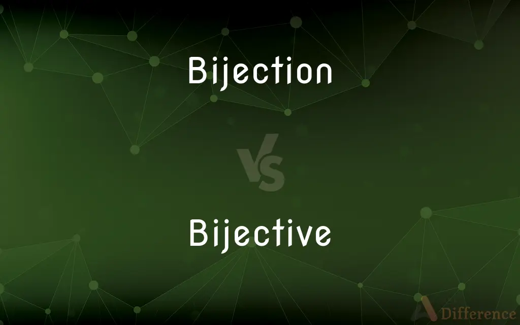 Bijection vs. Bijective — What's the Difference?
