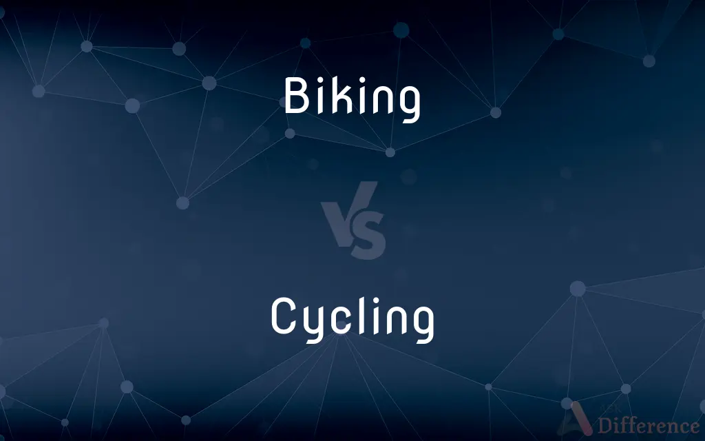 Biking vs. Cycling — What's the Difference?