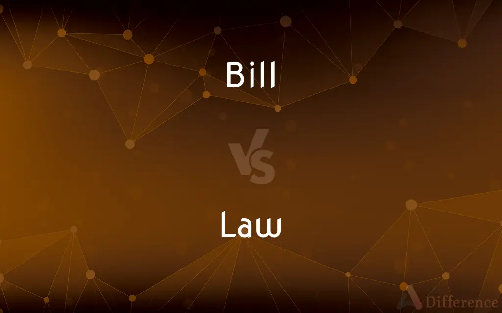 Bill vs. Law — What's the Difference?
