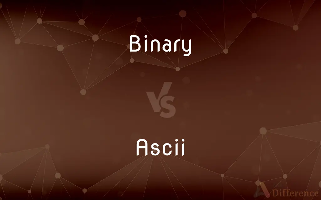 Binary vs. ASCII — What's the Difference?