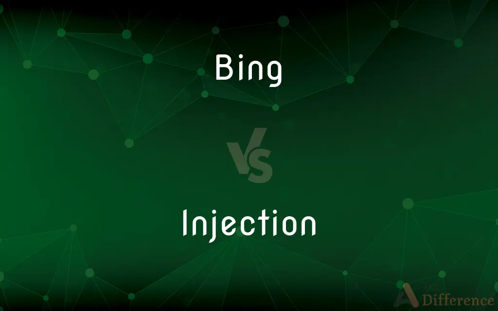 Bing vs. Injection — What's the Difference?