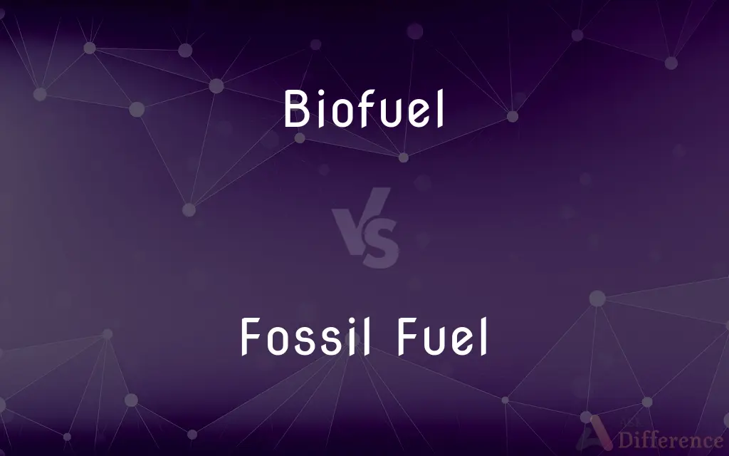 Biofuel vs. Fossil Fuel — What's the Difference?