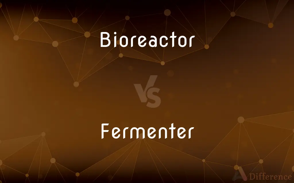 Bioreactor vs. Fermenter — What's the Difference?