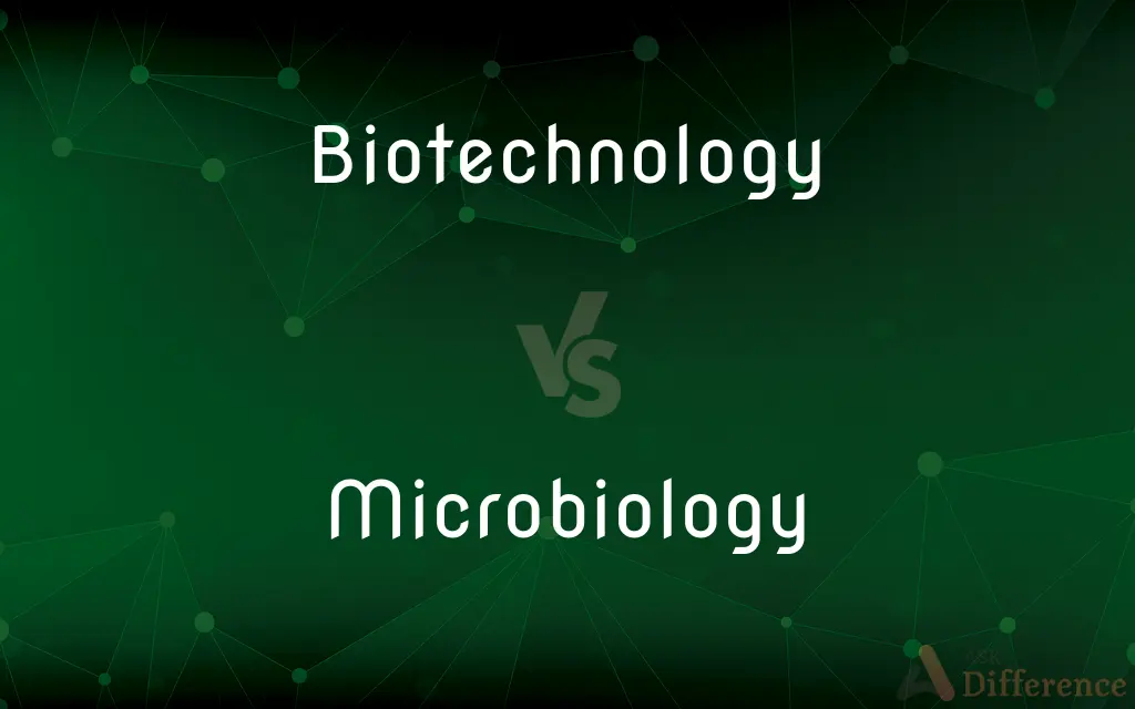 Biotechnology vs. Microbiology — What's the Difference?