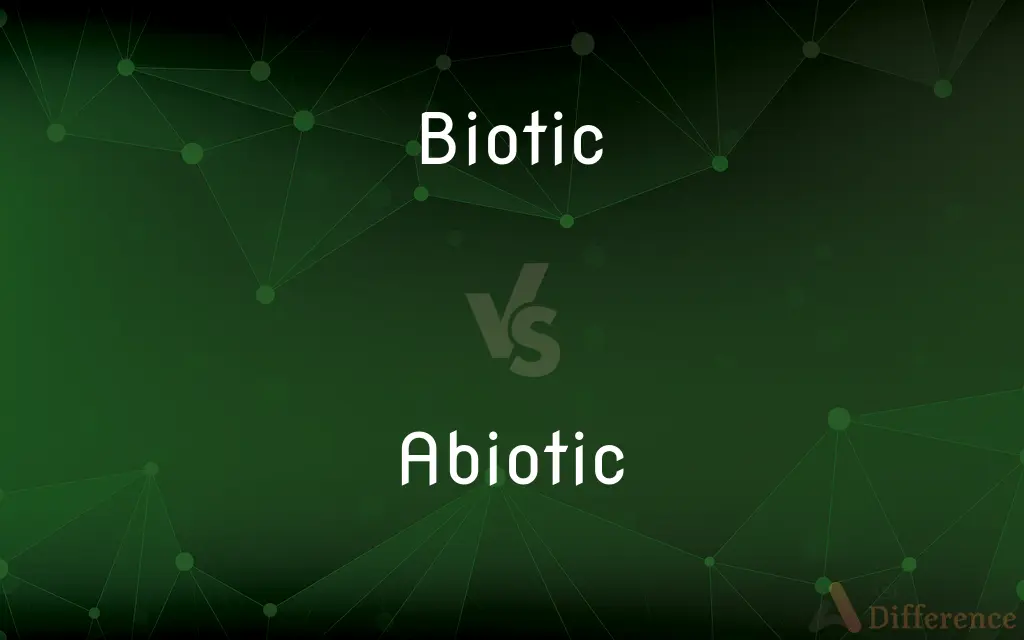 Biotic vs. Abiotic — What's the Difference?