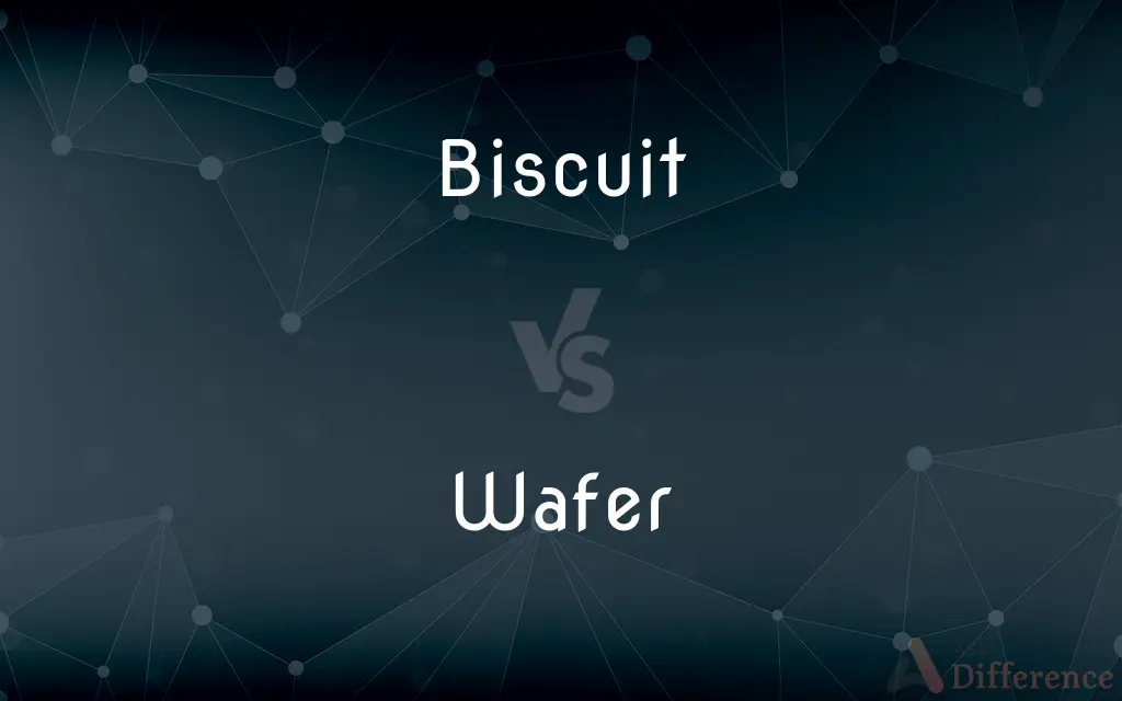 Biscuit vs. Wafer — What's the Difference?