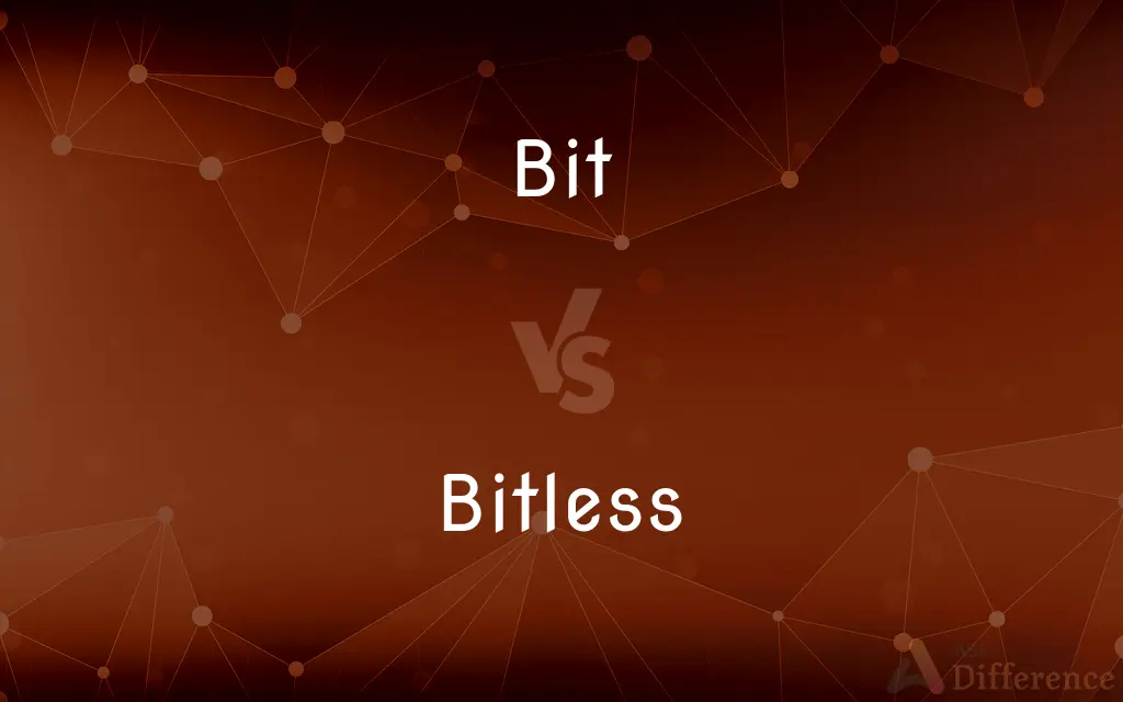 Bit vs. Bitless — What's the Difference?