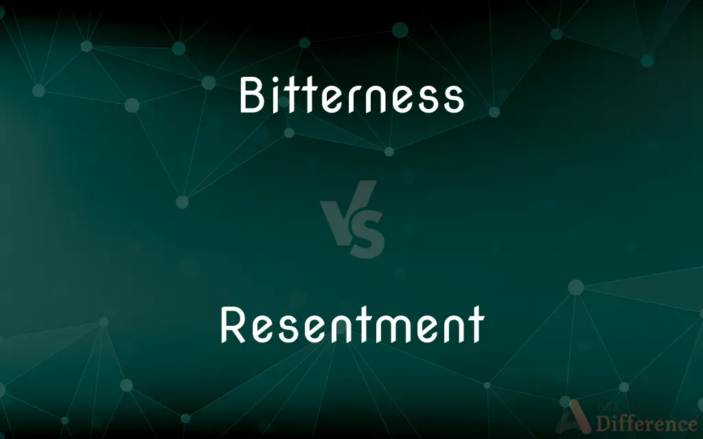 Bitterness vs. Resentment — What's the Difference?