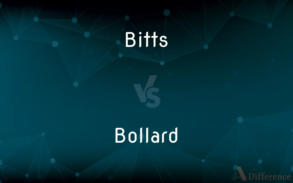 Bitts vs. Bollard — What's the Difference?