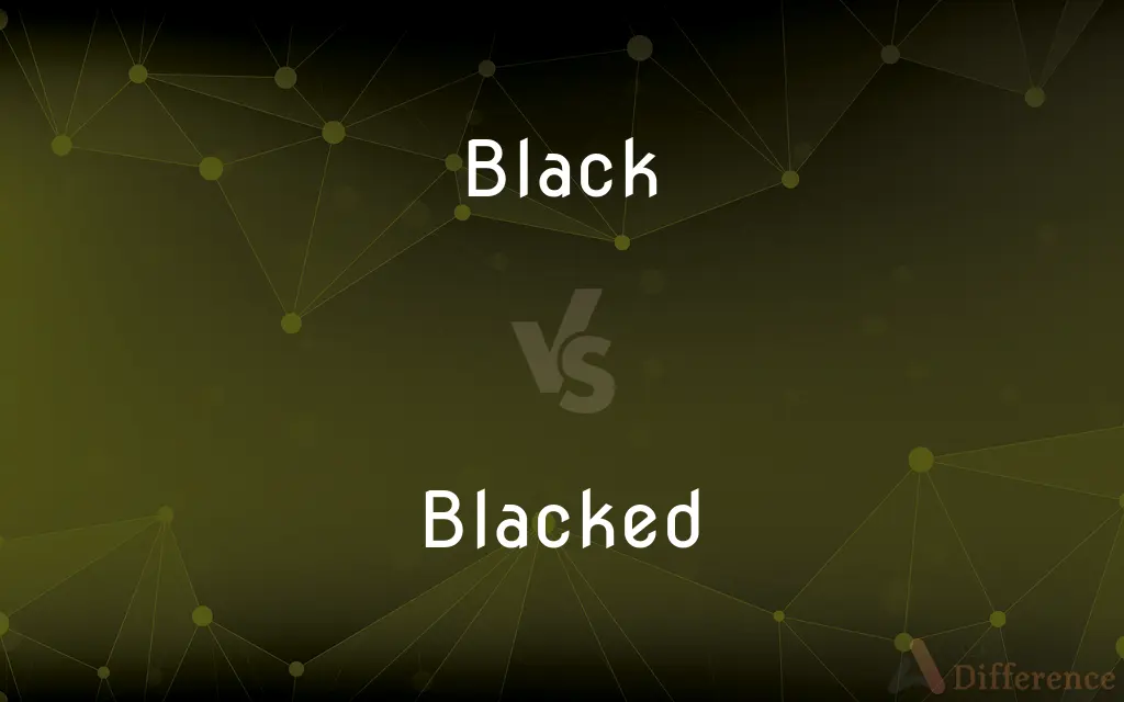 Black vs. Blacked — What's the Difference?