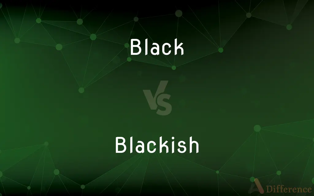 Black vs. Blackish — What's the Difference?