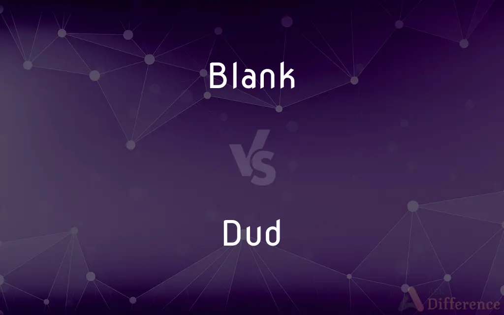 Blank vs. Dud — What's the Difference?