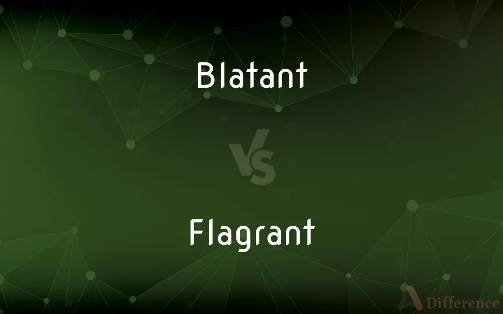 Blatant vs. Flagrant — What's the Difference?
