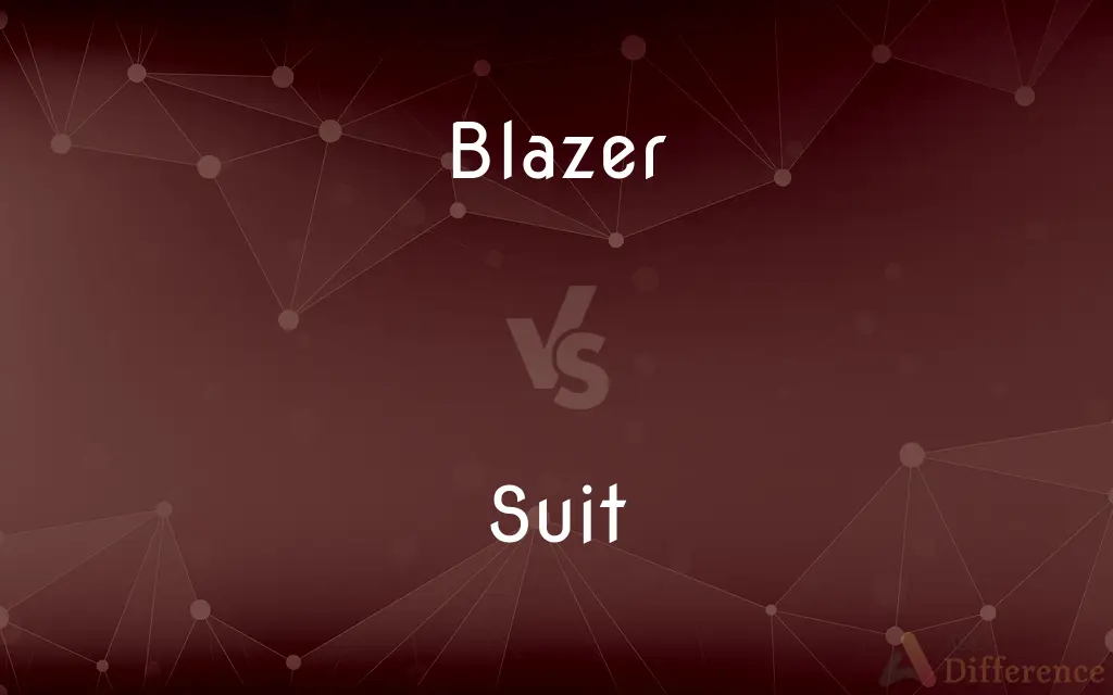 Blazer vs. Suit — What's the Difference?