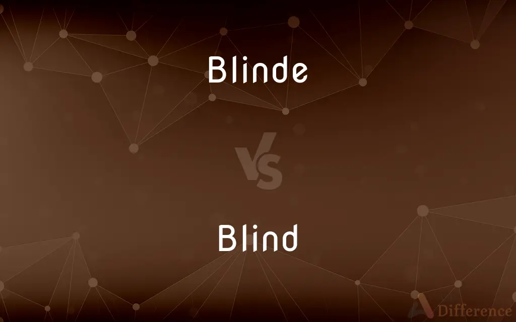 Blinde vs. Blind — Which is Correct Spelling?