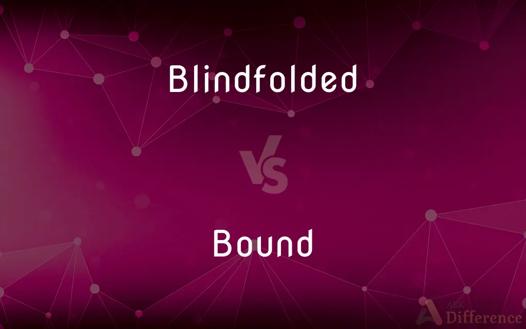 Blindfolded vs. Bound — What's the Difference?
