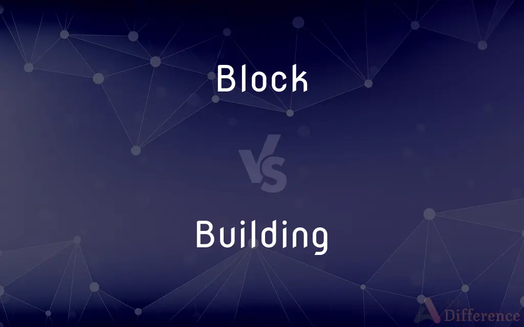 Block vs. Building — What's the Difference?