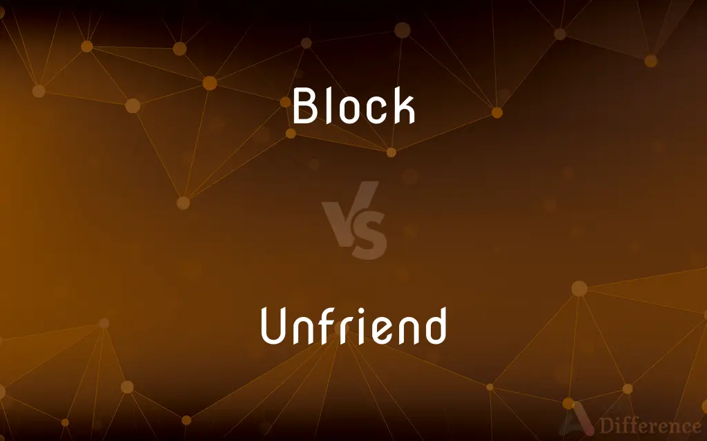 Block vs. Unfriend — What's the Difference?
