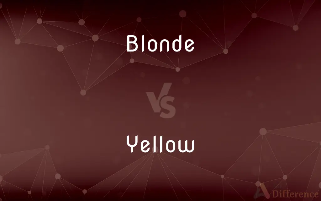 Blonde vs. Yellow — What's the Difference?